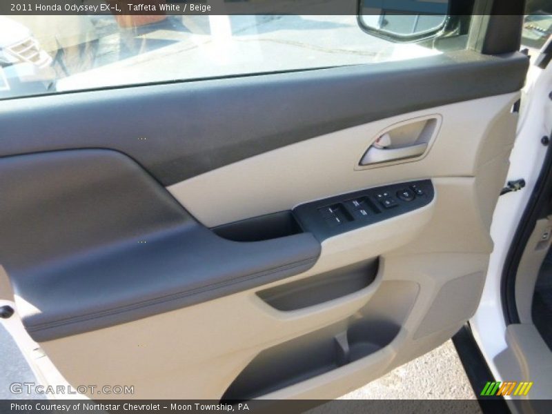 Taffeta White / Beige 2011 Honda Odyssey EX-L