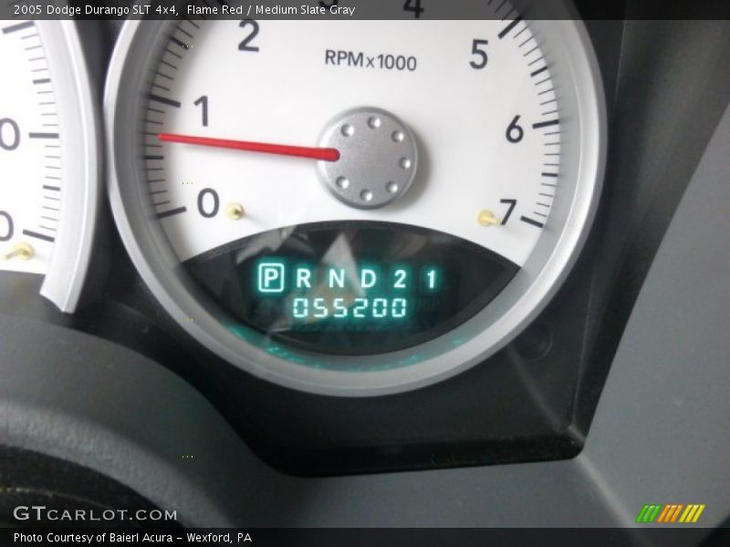 Flame Red / Medium Slate Gray 2005 Dodge Durango SLT 4x4