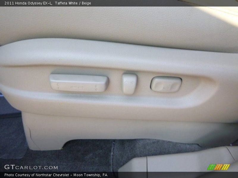 Taffeta White / Beige 2011 Honda Odyssey EX-L