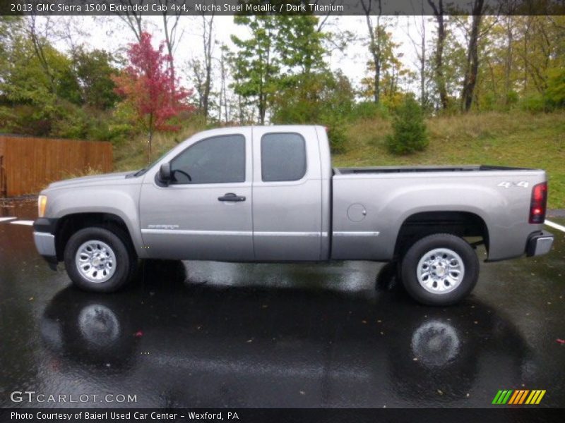 Mocha Steel Metallic / Dark Titanium 2013 GMC Sierra 1500 Extended Cab 4x4