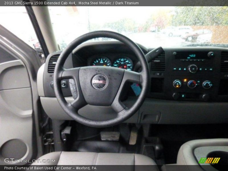 Mocha Steel Metallic / Dark Titanium 2013 GMC Sierra 1500 Extended Cab 4x4