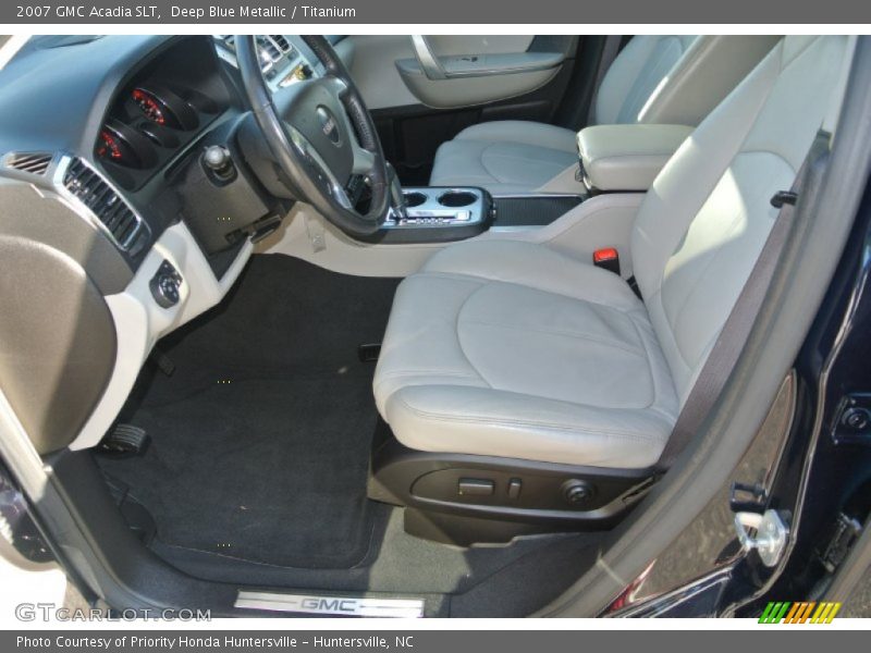 Deep Blue Metallic / Titanium 2007 GMC Acadia SLT
