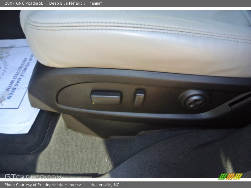 Deep Blue Metallic / Titanium 2007 GMC Acadia SLT