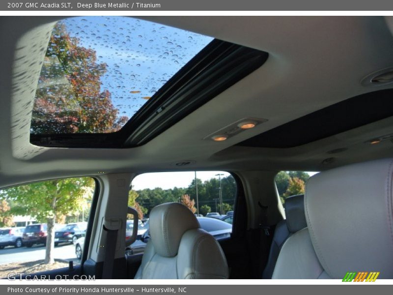 Deep Blue Metallic / Titanium 2007 GMC Acadia SLT