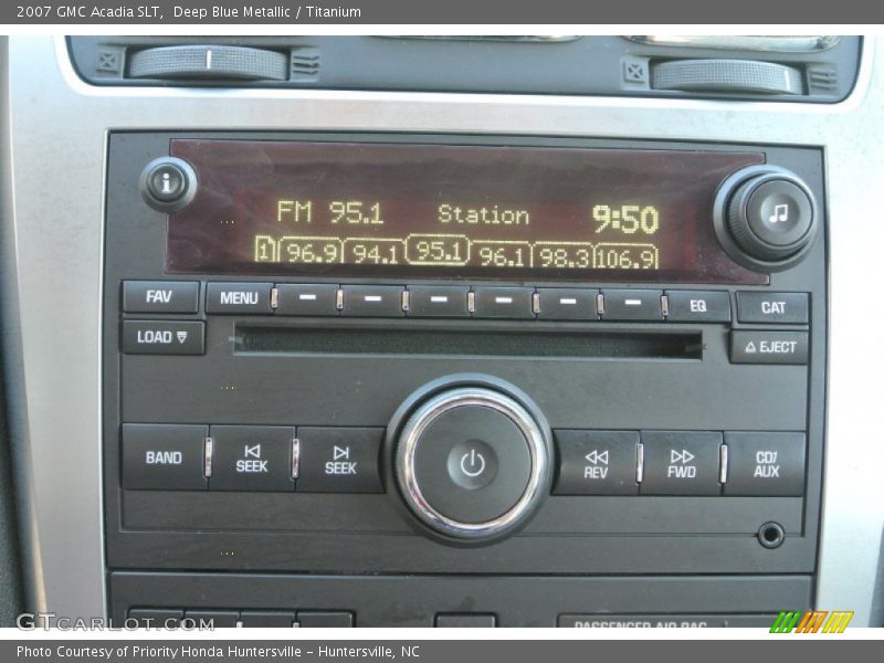 Deep Blue Metallic / Titanium 2007 GMC Acadia SLT