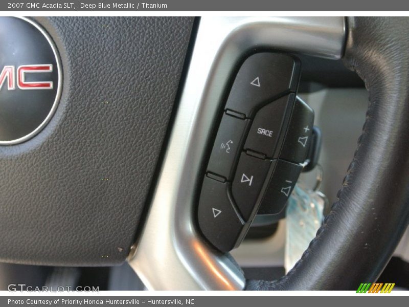 Deep Blue Metallic / Titanium 2007 GMC Acadia SLT
