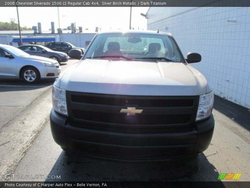 Silver Birch Metallic / Dark Titanium 2008 Chevrolet Silverado 1500 LS Regular Cab 4x4