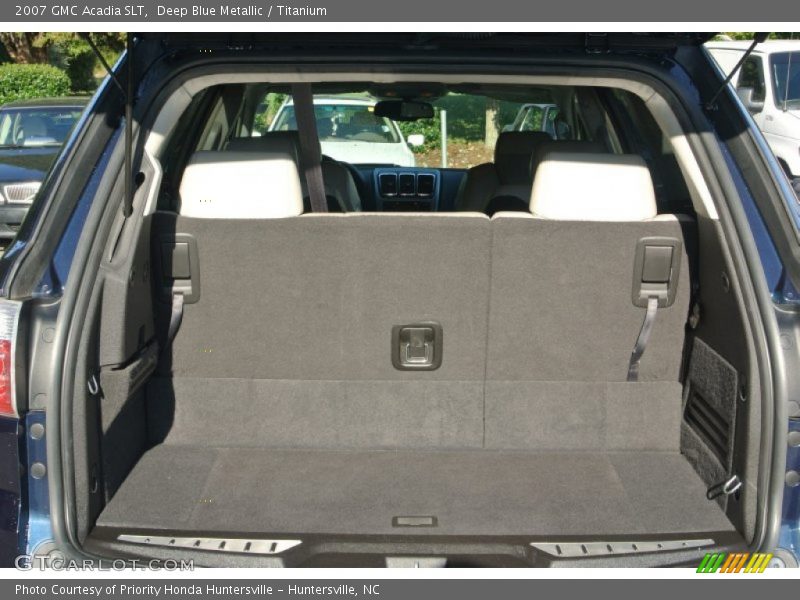 Deep Blue Metallic / Titanium 2007 GMC Acadia SLT
