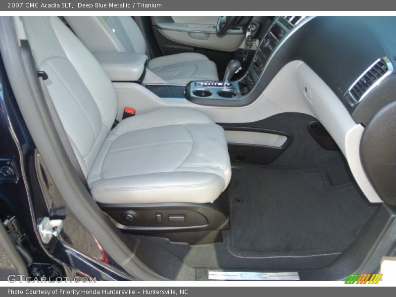 Deep Blue Metallic / Titanium 2007 GMC Acadia SLT