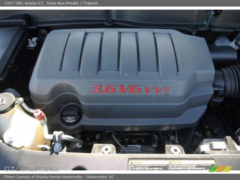 Deep Blue Metallic / Titanium 2007 GMC Acadia SLT
