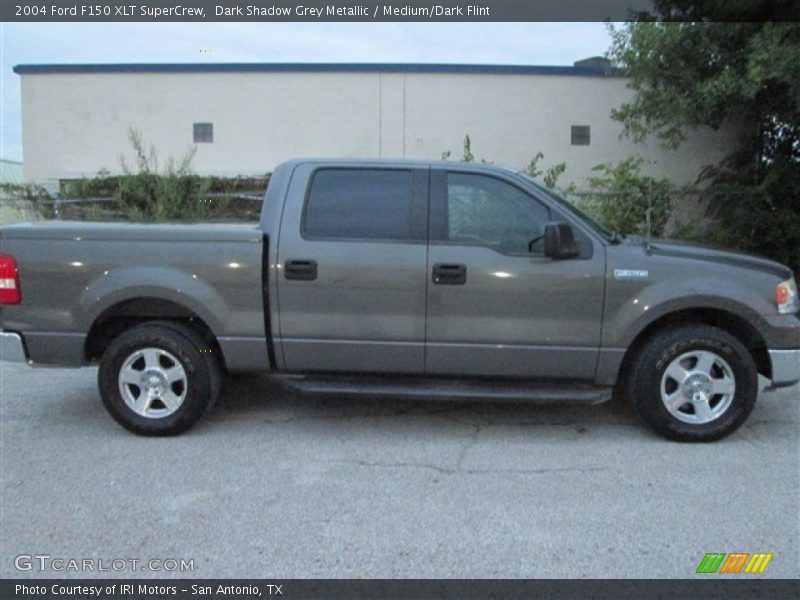 Dark Shadow Grey Metallic / Medium/Dark Flint 2004 Ford F150 XLT SuperCrew
