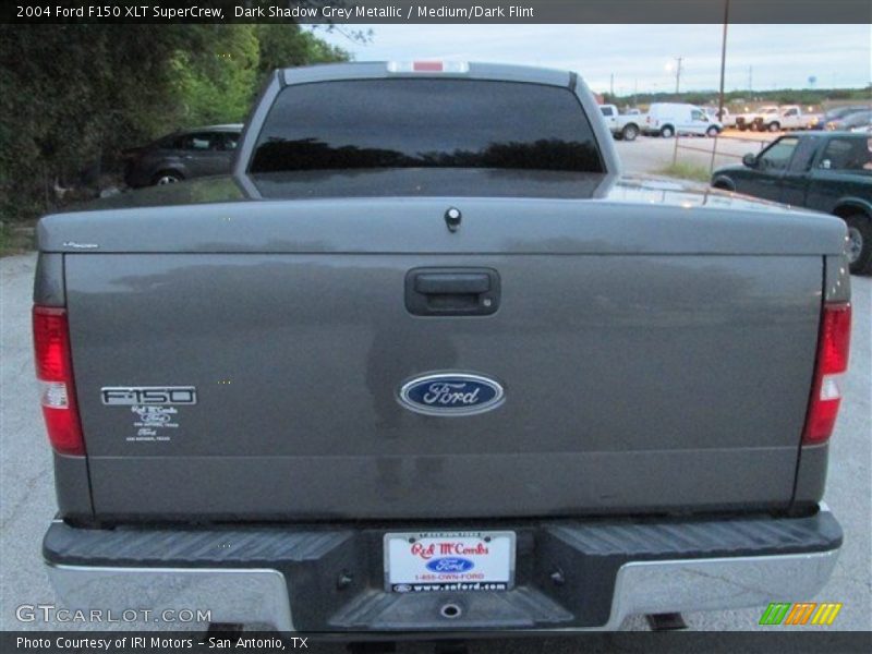 Dark Shadow Grey Metallic / Medium/Dark Flint 2004 Ford F150 XLT SuperCrew