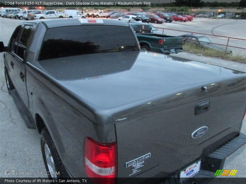 Dark Shadow Grey Metallic / Medium/Dark Flint 2004 Ford F150 XLT SuperCrew