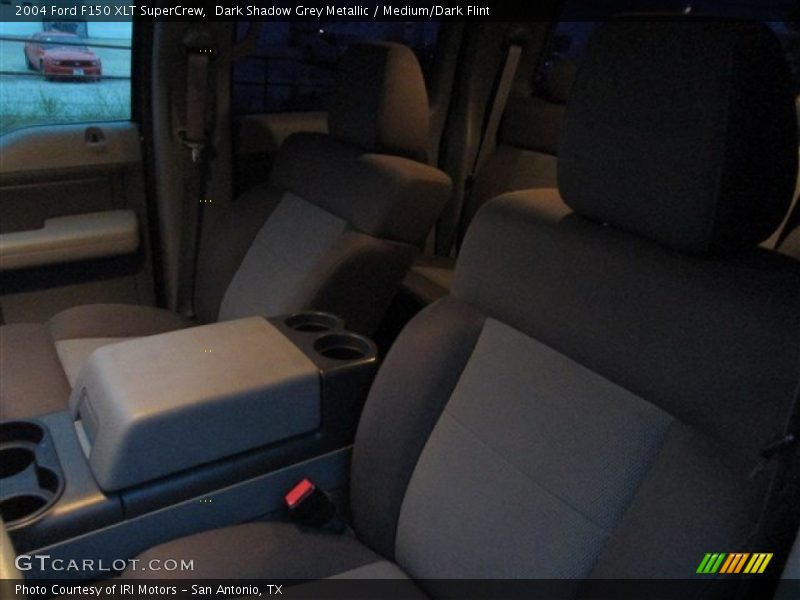 Dark Shadow Grey Metallic / Medium/Dark Flint 2004 Ford F150 XLT SuperCrew
