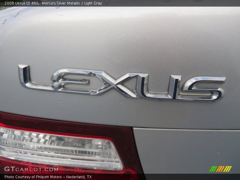 Mercury Silver Metallic / Light Gray 2008 Lexus LS 460