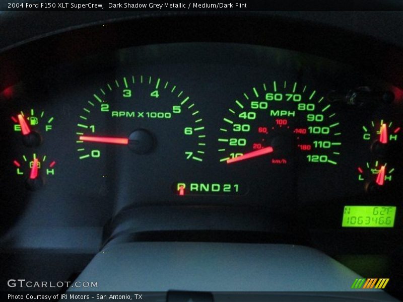 Dark Shadow Grey Metallic / Medium/Dark Flint 2004 Ford F150 XLT SuperCrew