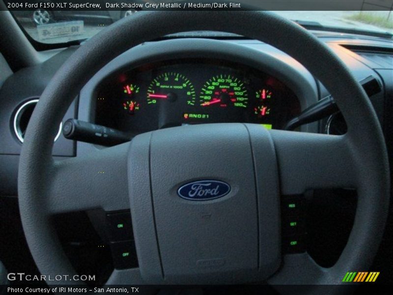 Dark Shadow Grey Metallic / Medium/Dark Flint 2004 Ford F150 XLT SuperCrew