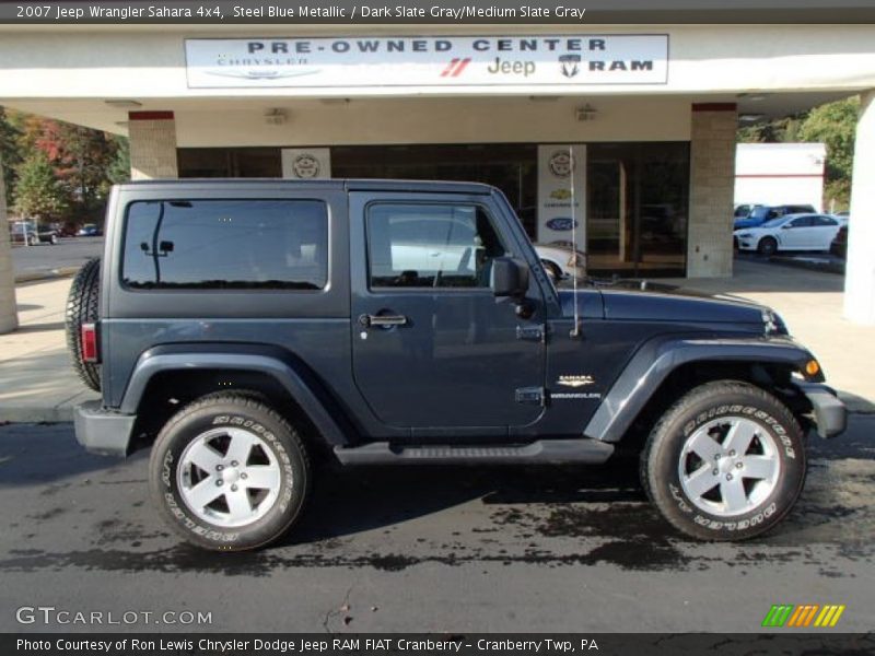 Steel Blue Metallic / Dark Slate Gray/Medium Slate Gray 2007 Jeep Wrangler Sahara 4x4