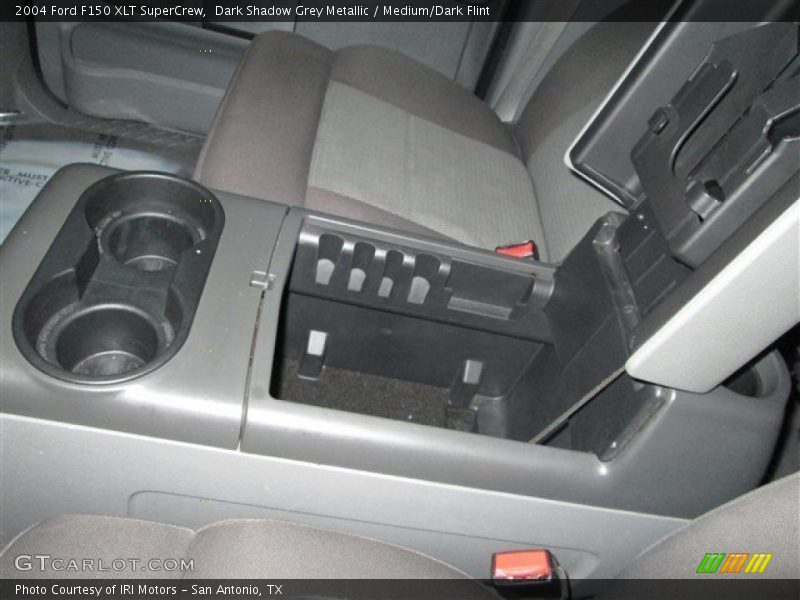 Dark Shadow Grey Metallic / Medium/Dark Flint 2004 Ford F150 XLT SuperCrew