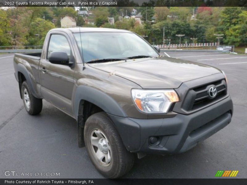 Pyrite Mica / Graphite 2012 Toyota Tacoma Regular Cab 4x4