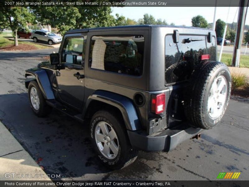 Steel Blue Metallic / Dark Slate Gray/Medium Slate Gray 2007 Jeep Wrangler Sahara 4x4