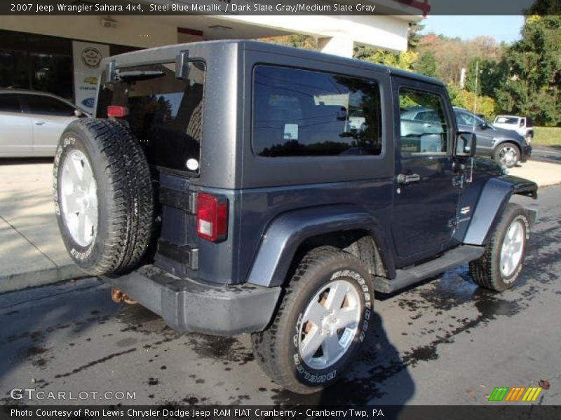 Steel Blue Metallic / Dark Slate Gray/Medium Slate Gray 2007 Jeep Wrangler Sahara 4x4