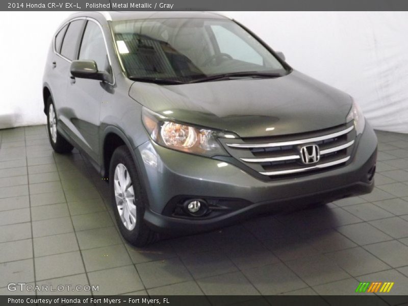 Polished Metal Metallic / Gray 2014 Honda CR-V EX-L