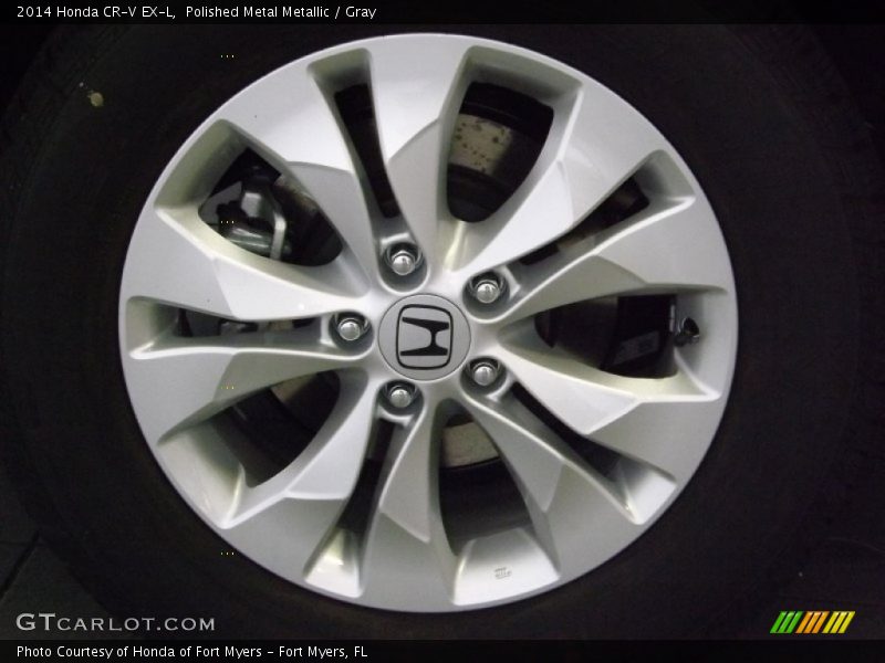 Polished Metal Metallic / Gray 2014 Honda CR-V EX-L