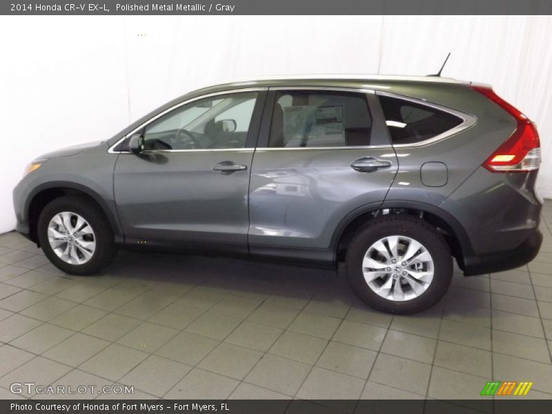Polished Metal Metallic / Gray 2014 Honda CR-V EX-L