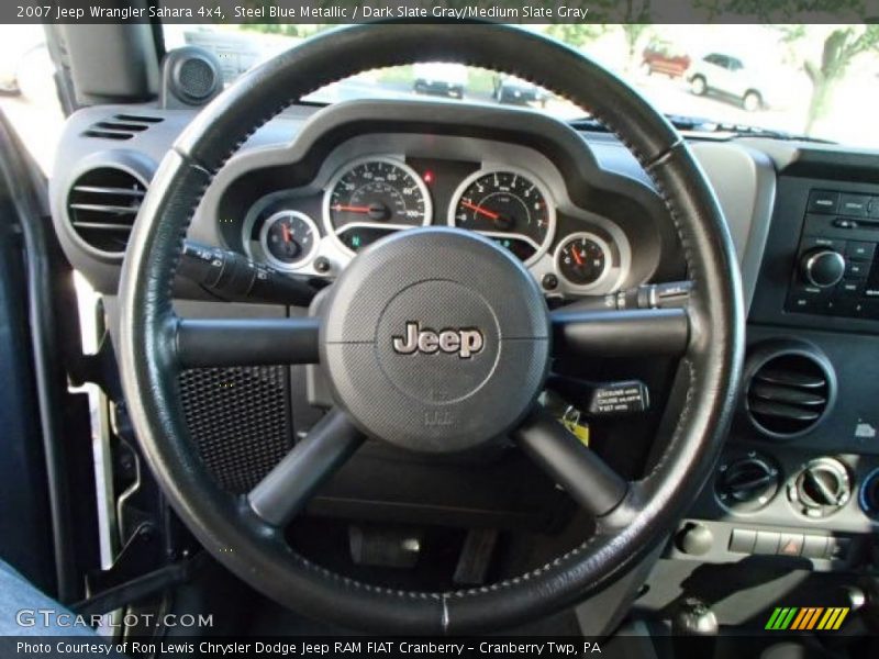 Steel Blue Metallic / Dark Slate Gray/Medium Slate Gray 2007 Jeep Wrangler Sahara 4x4