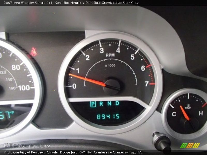 Steel Blue Metallic / Dark Slate Gray/Medium Slate Gray 2007 Jeep Wrangler Sahara 4x4