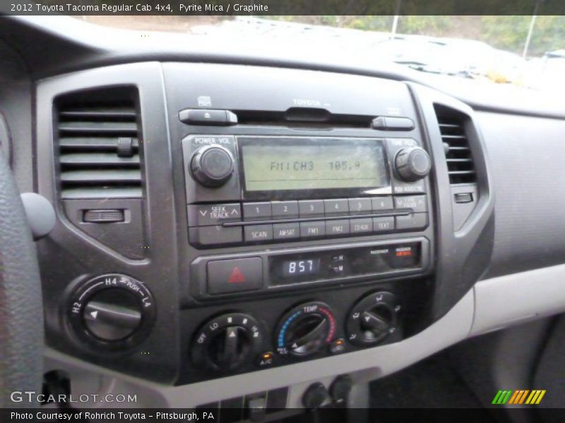 Pyrite Mica / Graphite 2012 Toyota Tacoma Regular Cab 4x4