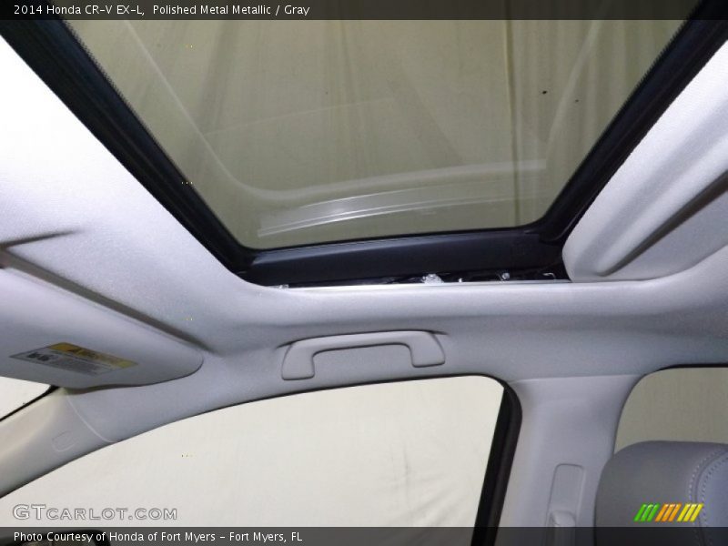 Polished Metal Metallic / Gray 2014 Honda CR-V EX-L
