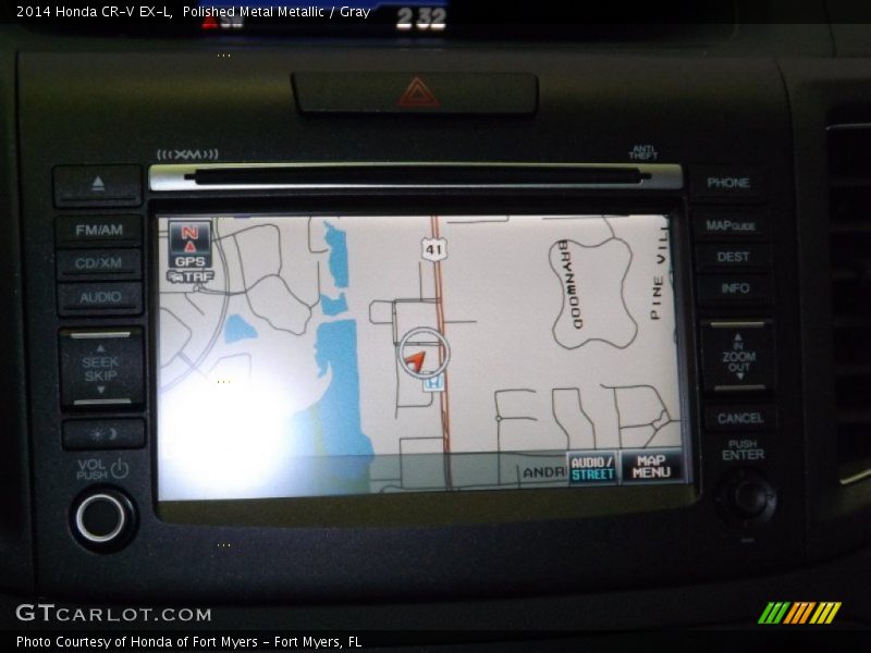 Polished Metal Metallic / Gray 2014 Honda CR-V EX-L