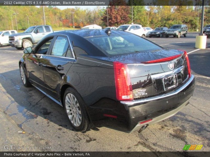 Black Raven / Ebony/Ebony 2012 Cadillac CTS 4 3.6 AWD Sedan
