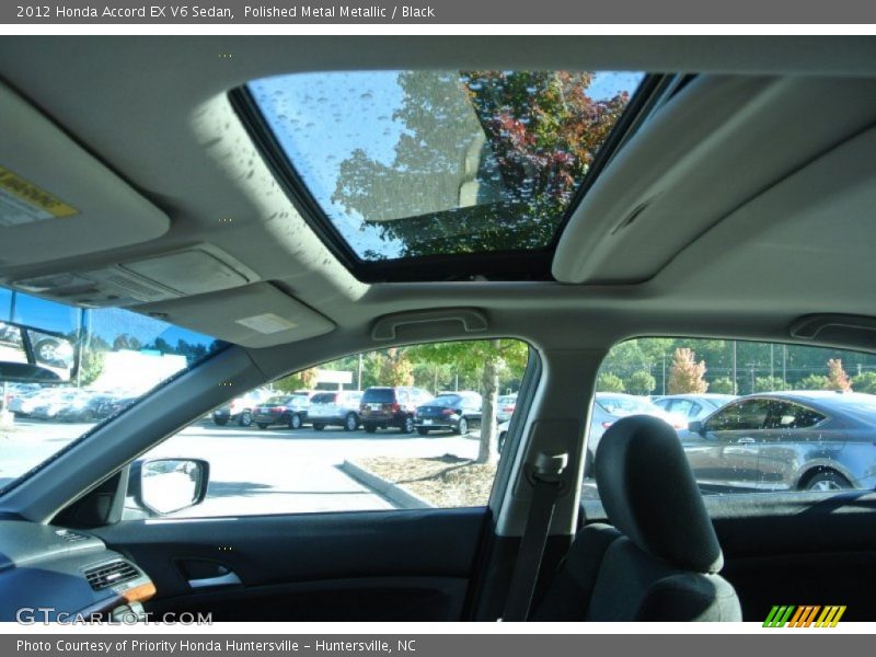 Polished Metal Metallic / Black 2012 Honda Accord EX V6 Sedan