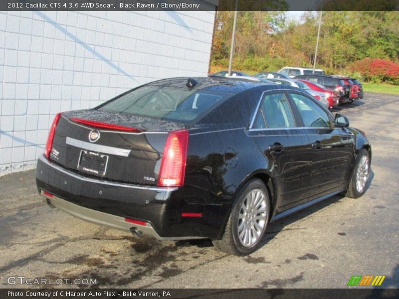 Black Raven / Ebony/Ebony 2012 Cadillac CTS 4 3.6 AWD Sedan