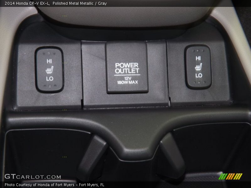 Polished Metal Metallic / Gray 2014 Honda CR-V EX-L