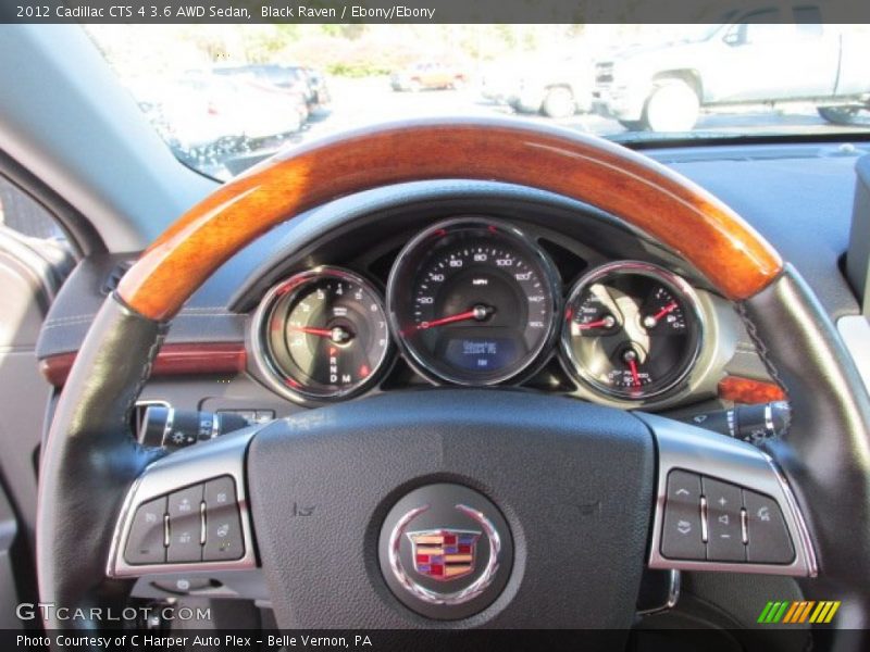 Black Raven / Ebony/Ebony 2012 Cadillac CTS 4 3.6 AWD Sedan