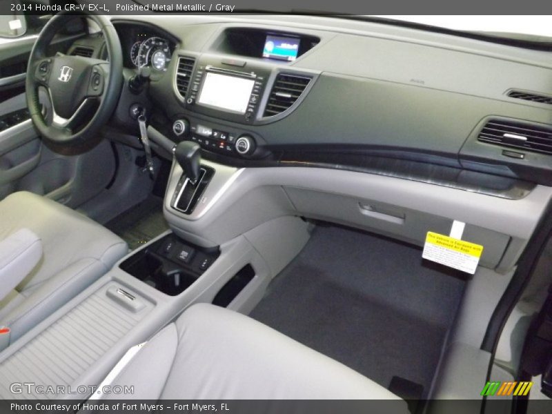 Polished Metal Metallic / Gray 2014 Honda CR-V EX-L