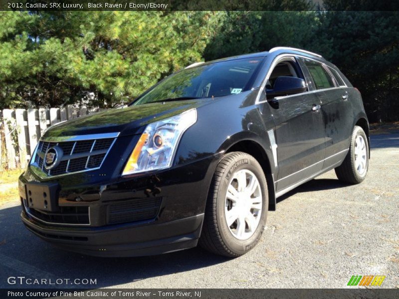 Black Raven / Ebony/Ebony 2012 Cadillac SRX Luxury