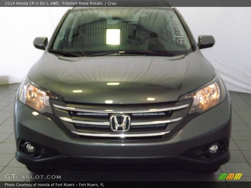 Polished Metal Metallic / Gray 2014 Honda CR-V EX-L AWD