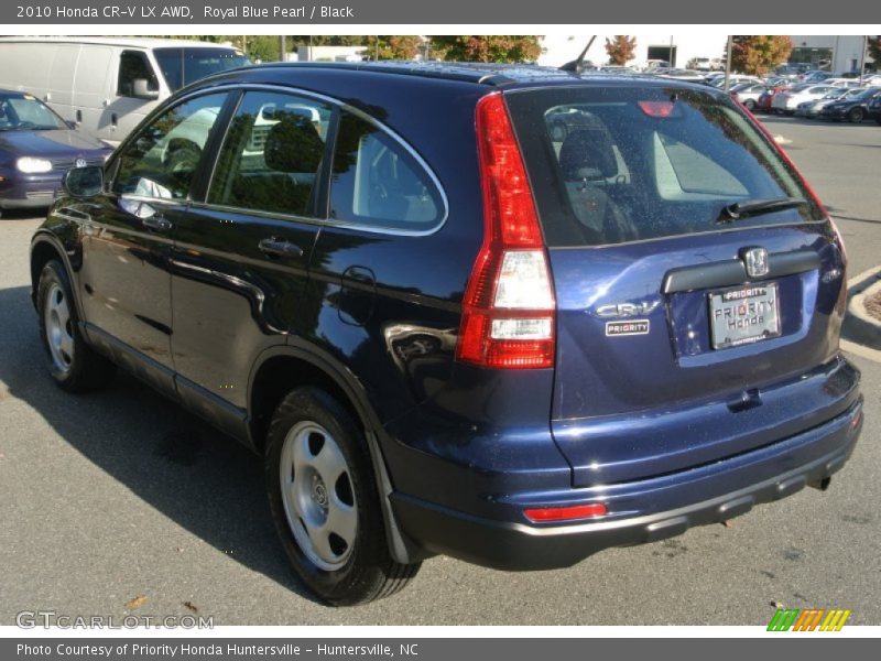 Royal Blue Pearl / Black 2010 Honda CR-V LX AWD