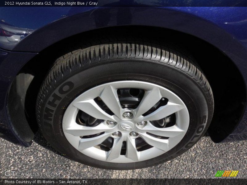 Indigo Night Blue / Gray 2012 Hyundai Sonata GLS