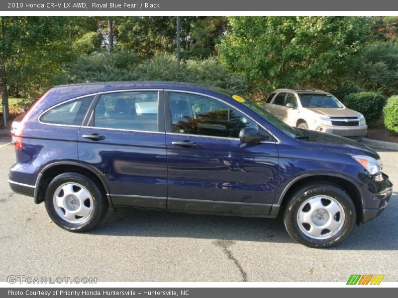 Royal Blue Pearl / Black 2010 Honda CR-V LX AWD