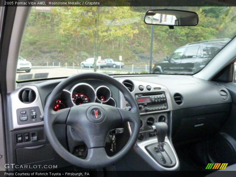 Moonstone Metallic / Graphite 2005 Pontiac Vibe AWD