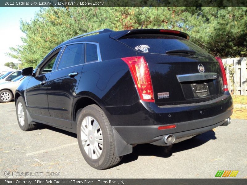 Black Raven / Ebony/Ebony 2012 Cadillac SRX Luxury
