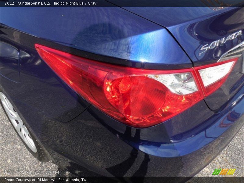 Indigo Night Blue / Gray 2012 Hyundai Sonata GLS