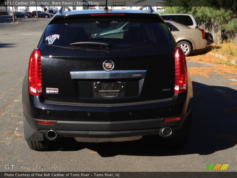 Black Raven / Ebony/Ebony 2012 Cadillac SRX Luxury