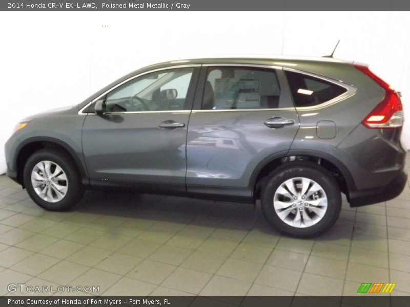 Polished Metal Metallic / Gray 2014 Honda CR-V EX-L AWD